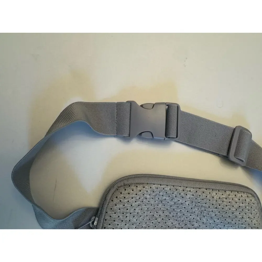 Travel Money Belt Passport Holder Waist Pouch Hidden Anti Theft Gray Bag